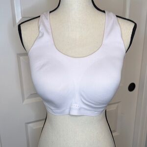 Nike Pale Pink Seamless Scoop-Front Sports Bra